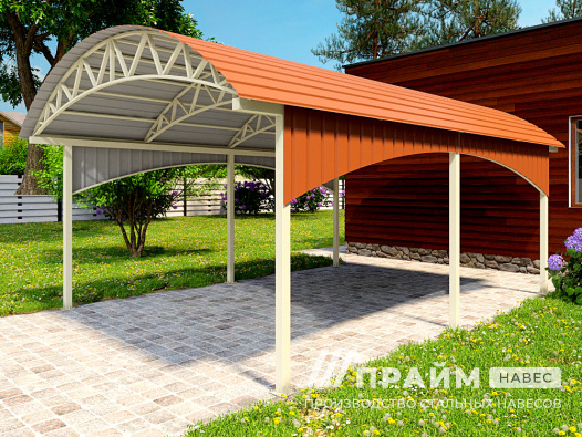 Навес из профлиста №2 - фото 775