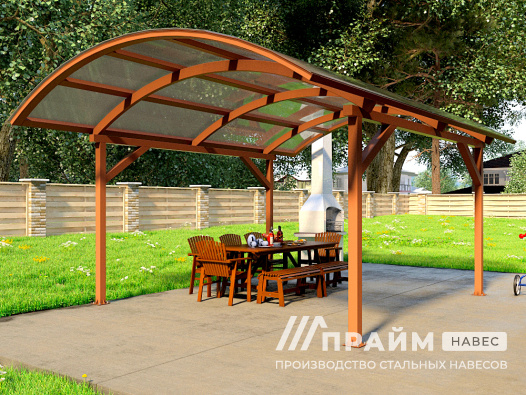 Беседка из поликарбоната №6 - фото 374