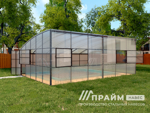 Навес для бассейна №4 - фото 413